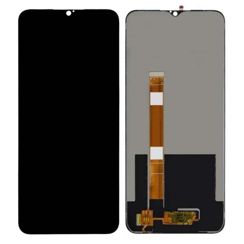 LCD With Touch Screen For Realme 6i Global - Blue Display Glass Combo Folder